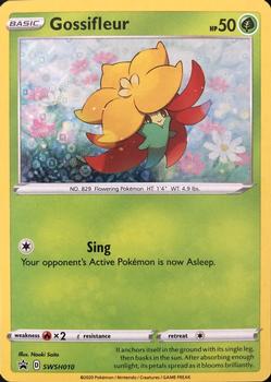 2021 Pokemon 25th Anniversary General Mills Promo #SWSH010 Gossifleur Front