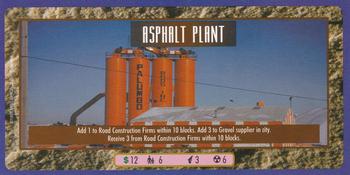 1995 SimCity The Card Game #NNO Asphalt Plant Front