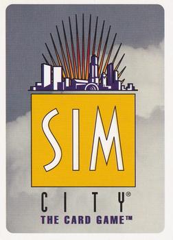 1995 SimCity The Card Game #NNO Boat Builder Back