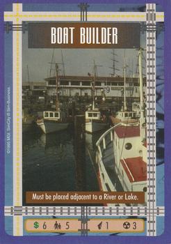 1995 SimCity The Card Game #NNO Boat Builder Front