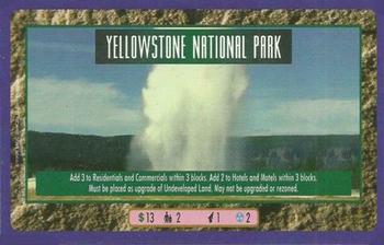 1995 SimCity The Card Game #NNO Yellowstone National Park Front