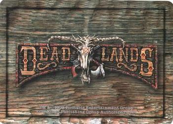 1999 Deadlands: Doomtown Pine Box #58 Cletus Peacock Back