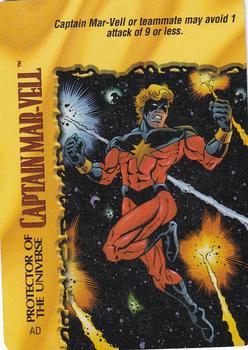 1997 Fleer/Skybox Classic Marvel Overpower #NNO Captain Mar-Vell Protector Of The Universe Front