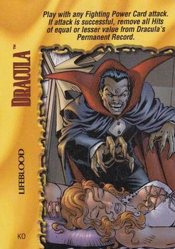 1997 Fleer/Skybox Classic Marvel Overpower #NNO Dracula Lifeblood Front