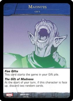 2020 Upper Deck VS System 2PCG: Webheads #WEB-021 Madness Front