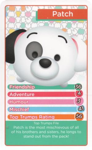 2016 Top Trumps Tsum Tsum #NNO Patch Front