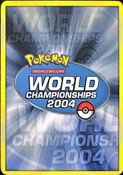 2004 Pokemon World Championship Team Rushdown #NNO Oracle Back