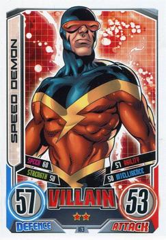 2012 Topps Marvel Hero Attax Series 2: Avengers #163 Speed Demon Front