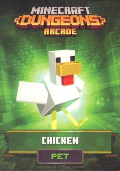 2021 Minecraft Dungeons Arcade #60 Chicken Front