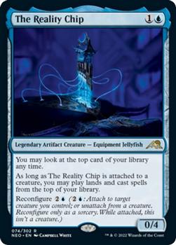 2022 Magic: The Gathering Kamigawa Neon Dynasty #74 The Reality Chip Front