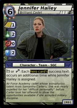 2007 Stargate System Lords #2R91 Jennifer Hailey, Brilliant Cadet Front