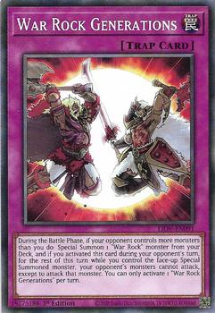 2021 Yu-Gi-Oh! Lightning Overdrive English 1st Edition #LIOV-EN091 War Rock Generations Front