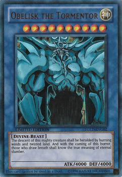 2015 Yu-Gi-Oh! Yugi's Legendary Decks English 1st Edition - Promotional cards #YGLD-ENG02 Obelisk the Tormentor Front