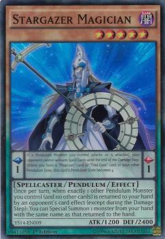 2014 Yu-Gi-Oh! Super Starter: Space-Time Showdown English 1st Edition #YS14-EN009 Stargazer Magician Front