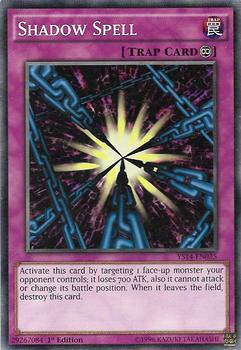 2014 Yu-Gi-Oh! Super Starter: Space-Time Showdown English 1st Edition #YS14-EN035 Shadow Spell Front