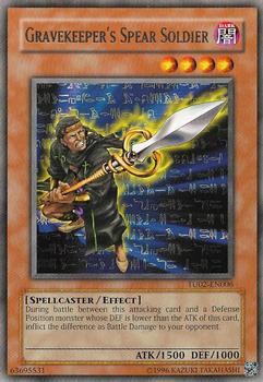 2010 Yu-Gi-Oh! Turbo Pack: Booster Two English #TU02-EN006 Gravekeeper's Spear Soldier Front