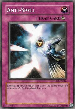 2010 Yu-Gi-Oh! Turbo Pack: Booster Two English #TU02-EN016 Anti-Spell Front