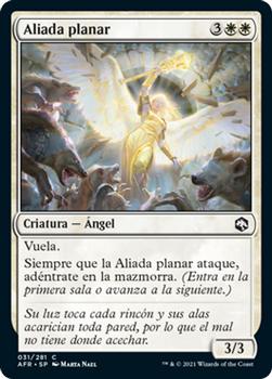 2021 Magic The Gathering Adventures in the Forgotten Realms (Spanish) #31 Aliada planar Front