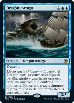2021 Magic The Gathering Adventures in the Forgotten Realms (Spanish) #56 Dragón tortuga Front