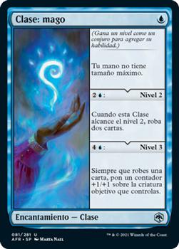 2021 Magic The Gathering Adventures in the Forgotten Realms (Spanish) #81 Clase: mago Front