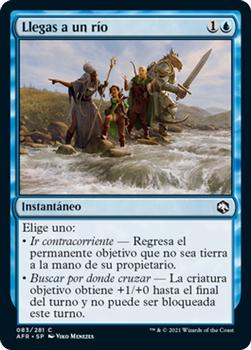 2021 Magic The Gathering Adventures in the Forgotten Realms (Spanish) #83 Llegas a un río Front