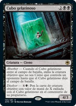 2021 Magic The Gathering Adventures in the Forgotten Realms (Spanish) #105 Cubo gelatinoso Front