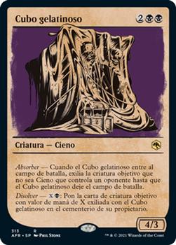 2021 Magic The Gathering Adventures in the Forgotten Realms (Spanish) #313 Cubo gelatinoso Front
