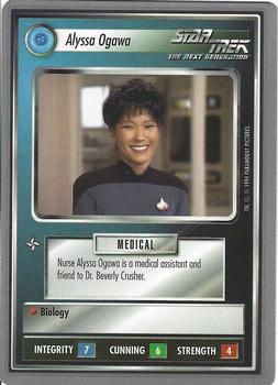 1994 Decipher Star Trek Premiere Edition Tin Set #NNO Alyssa Ogawa Front