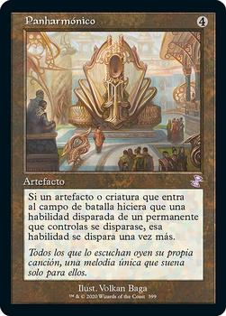 2021 Magic The Gathering Time Spiral Remastered (Spanish) #399 Panharmónico Front