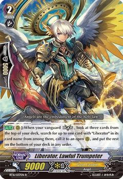2014 Cardfight!! Vanguard Legion of Dragons & Blades ver.E #37 Liberator, Lawful Trumpeter Front