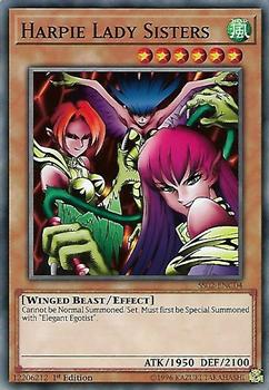 2019 Yu-Gi-Oh! Speed Duel Starter Deck: Duelists of Tomorrow English 1st Edition #SS02-ENC04 Harpie Lady Sisters Front