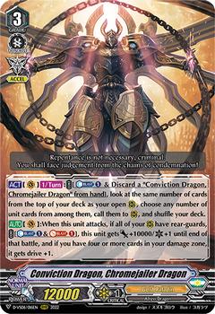 2022 Cardfight!! Vanguard V Special Series 06: V Clan Collection Vol.6 #16 Conviction Dragon, Chromejailer Dragon Front