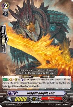 2013 CardFight!! Vanguard Seal Dragons Unleashed #62 Dragon Knight, Lotf Front