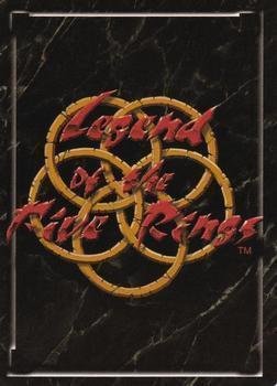 2013 Legend of the Five Rings Aftermath #139 Sleight of Hand Back