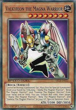 2020 Yu-Gi-Oh! Speed Duel: Battle City Box English 1st Edition #SBCB-EN022 Valkyrion the Magna Warrior Front