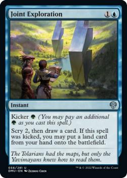2022 Magic The Gathering Dominaria United #056 Joint Exploration Front