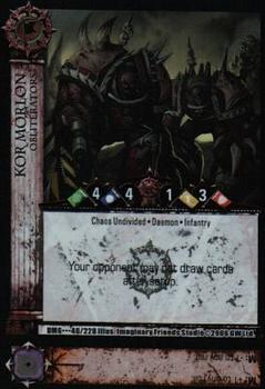 2006 Warhammer 40,000 TCG: Damnation's Gate #040/228 Kor Morlon Front