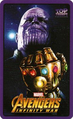 2018 Top Trumps Marvel Avengers Infinity War #NNO War Machine Back