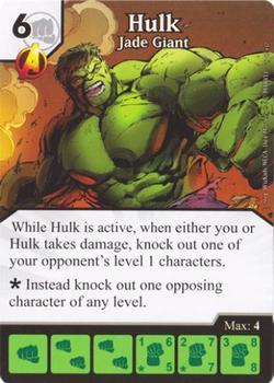 2014 Dice Masters Avengers vs. X-Men #9 Hulk Front