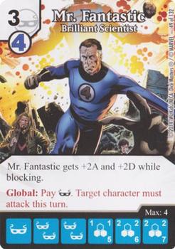 2014 Dice Masters Avengers vs. X-Men #49 Mr. Fantastic Front