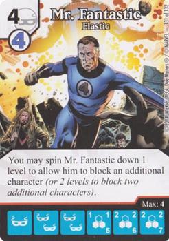 2014 Dice Masters Avengers vs. X-Men #131 Mr. Fantastic Front
