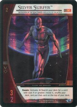 2006 Upper Deck Entertainment Marvel Vs. System Heralds of Galactus - Foil #MHG-019b Silver Surfer (Skyrider of the Spaceways) Front