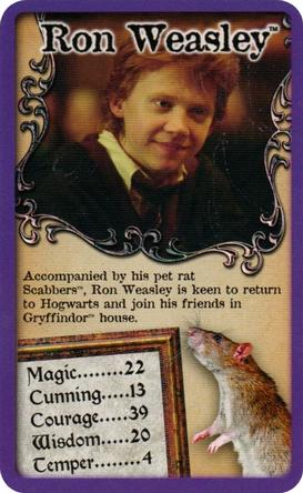 2018 Top Trumps Harry Potter and the Prisoner of Azkaban #NNO Ron Weasley Front