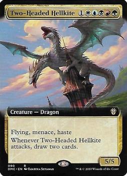 2022 Magic The Gathering Dominaria United Commander #90 Two-Headed Hellkite Front
