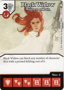 2016 Dice Masters Civil War #35/142 Black Widow Front