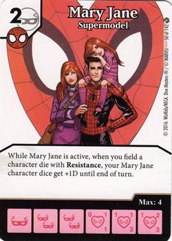 2016 Dice Masters Civil War #50/142 Mary Jane Front