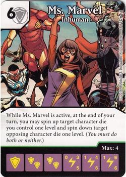 2016 Dice Masters Civil War #89/142 Ms. Marvel Front