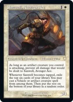 2022 Magic The Gathering The Brothers' War - Commander Decks #5 Sanwell, Avenger Ace Front