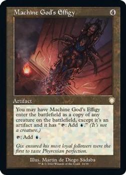 2022 Magic The Gathering The Brothers' War - Commander Decks #16 Machine God's Effigy Front