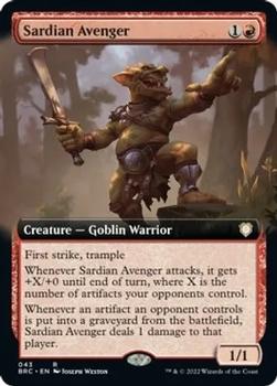 2022 Magic The Gathering The Brothers' War - Commander Decks #43 Sardian Avenger Front